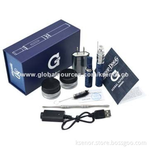 Snoop Dogg G Pen Herbal Dry Herb Electronic Cigarette Vaporizers with 3.2-4.8V Working Voltage